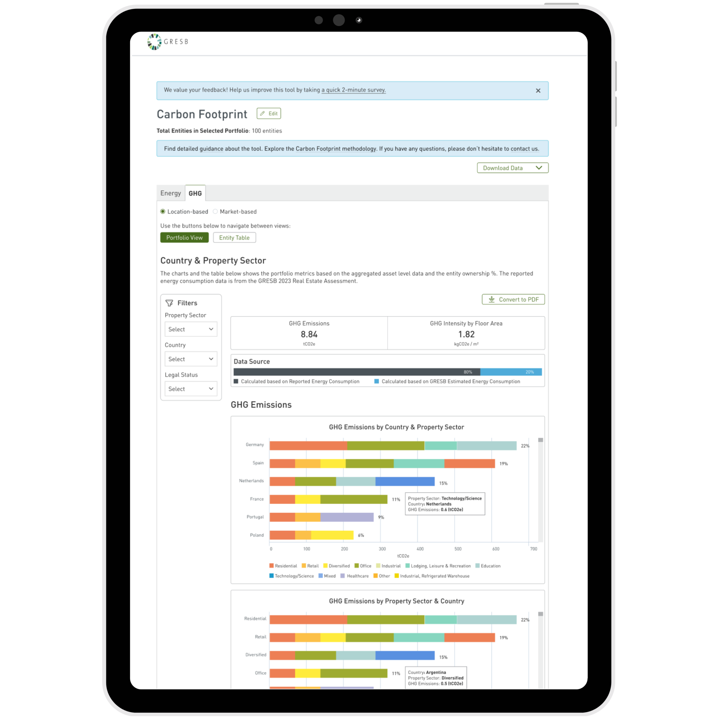 Carbon Footprint Dashboard