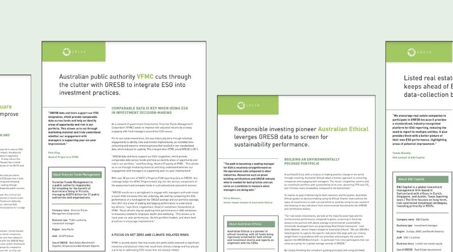 GRESB Newsletter How investors use GRESB 038 SFDR Assessment launch